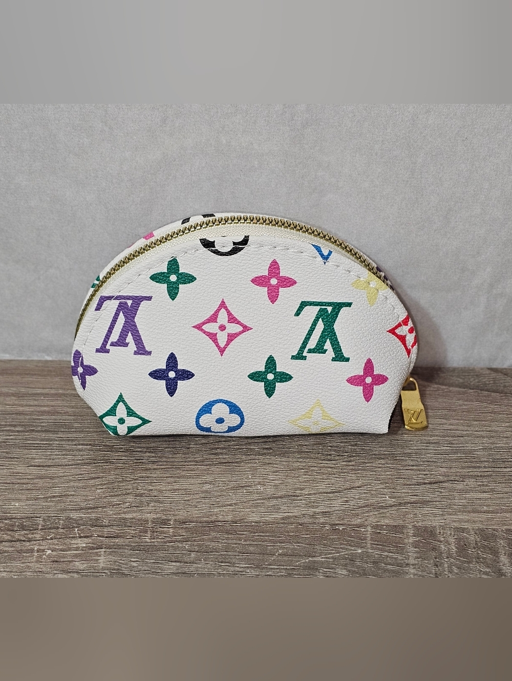 🌼SALE🌼Designer INSPIRED Multicolor Monogram Cosmetic Pouche- NWOT